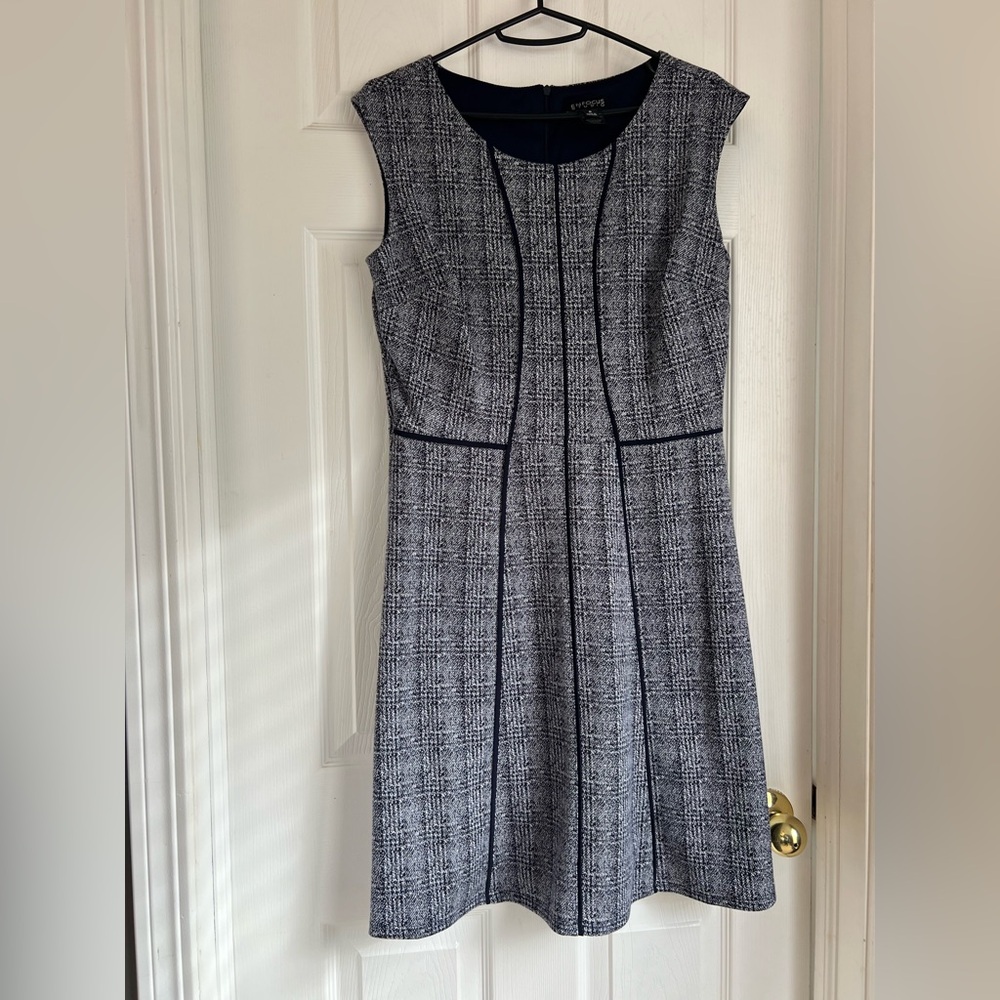 NWOT Gray Sleeveless Sheath Dress for Work